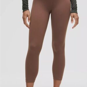 Brown High-Waisted Leggings